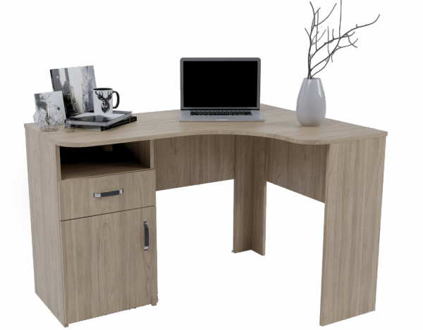 Стол угловой (вяз швейцарский) левый/правый