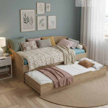 Кровать Двушка (швейцарский вяз) от Династия Kids