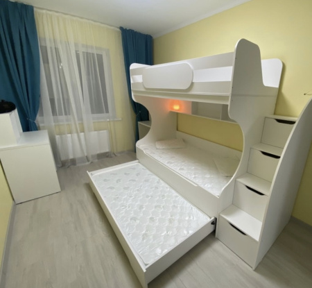 Кровать БИГ (цвет белый) 200х90 от Династия Kids