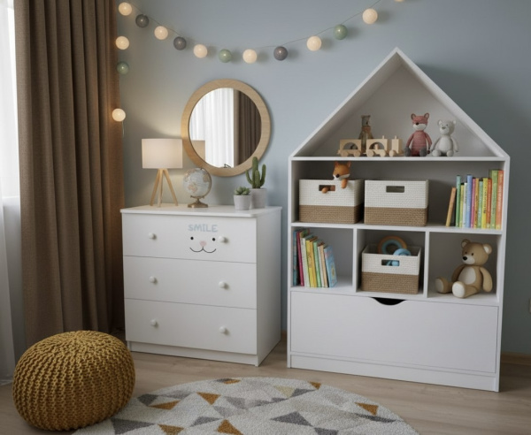 Стеллаж детский Домик-1 от Династия Kids