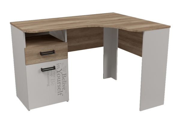 Стол угловой Твой Стиль 1160 мм (с принтом) от Династия Kids