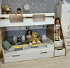 Кровать-чердак Лайт Лофт + кровать Двушка 190х90 от Династия Kids