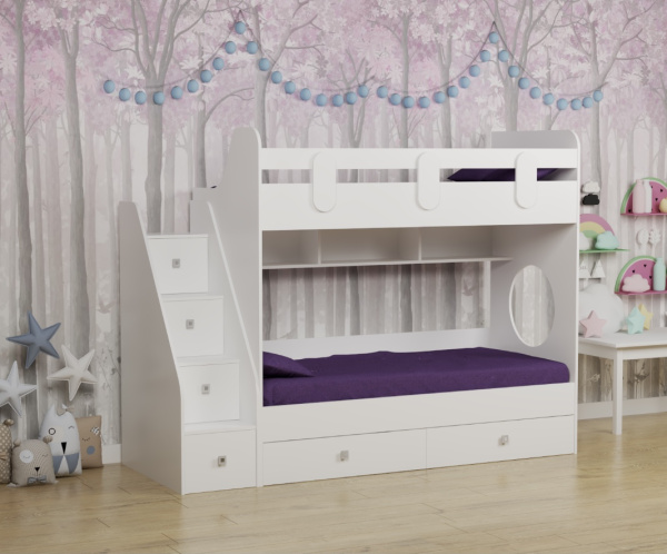Кровать двухъярусная 180х80 Фортуна-2  от Династия Kids