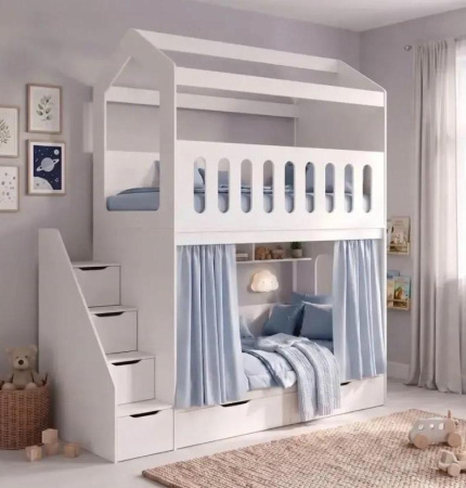 2-х ярусная кровать Остров Сокровищ 190х90 от Династия Kids